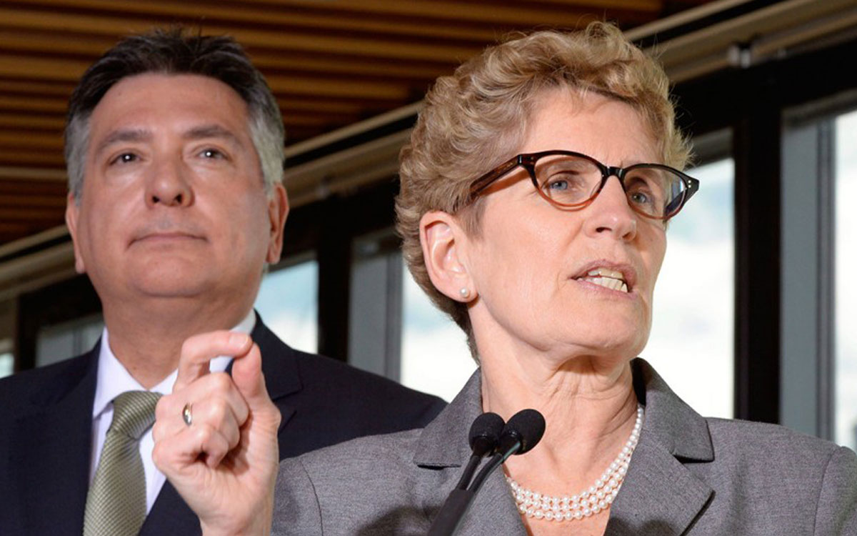 premier wynne and finance min sousa