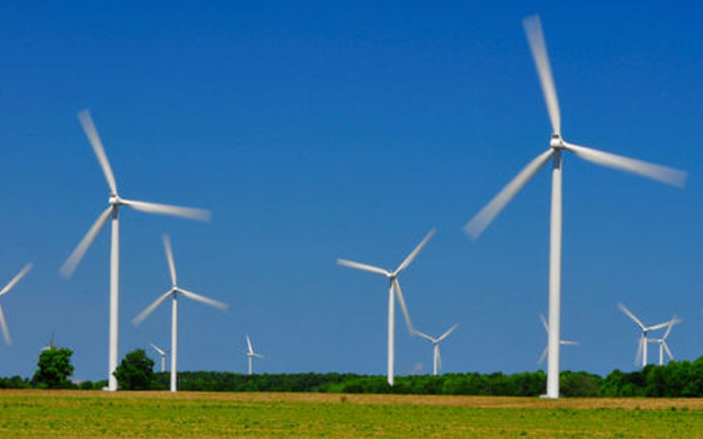 wind turbines