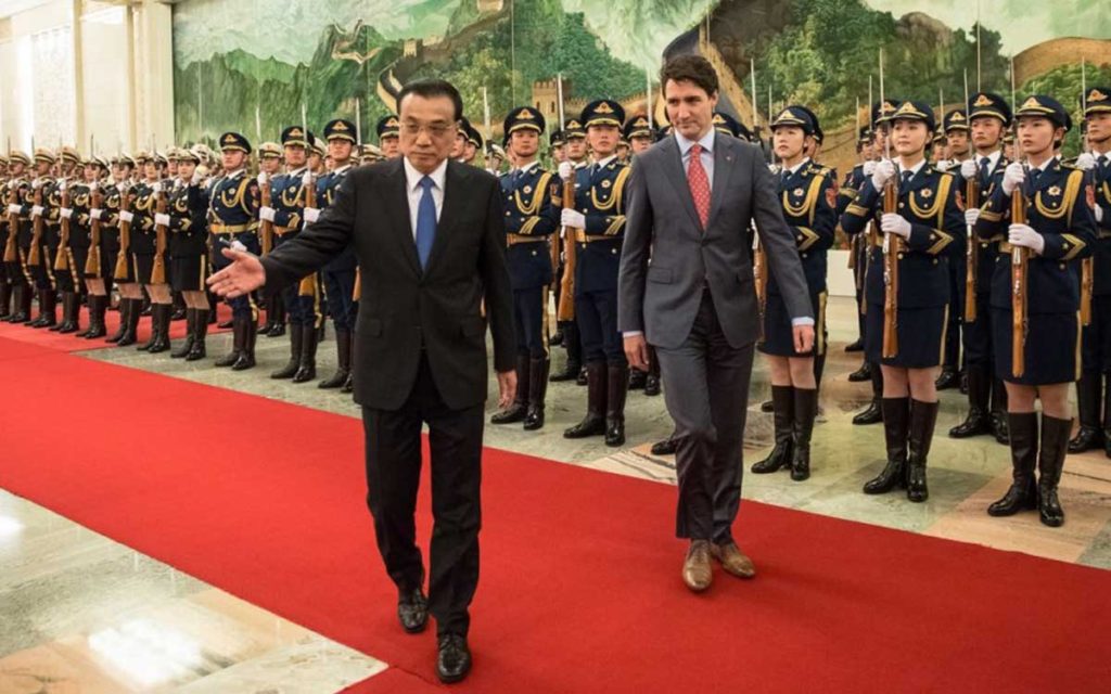 justin trudeau in china