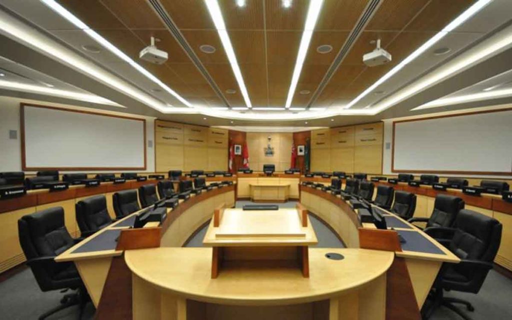 council chambers