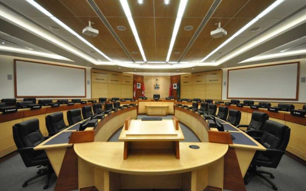 council chambers