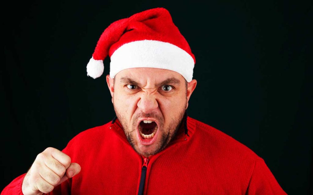 angry santa