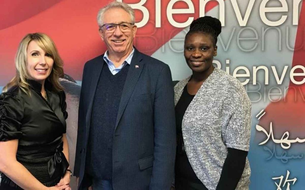 Conservative MP Larry Maguire (Manitoba) who is a member of the federal Standing Committee on Citizenship and Immigration, spent yesterday afternoon touring the Welland Heritage Council and Multicultural Centre. The tour was arranged by April Jeffs who will be running as a Conservative in the upcoming 2019 federal election. Jeffs is a Board member with the Welland Heritage Council. As a relatively new Board member, Jeffs was so impressed with the work being done at the Centre that she asked Maguire to come for a tour so he could see first-hand the programs and services being offered and the positive impact they are making. “We did a lot of talking and a lot of walking on the tour and Larry did a lot of listening and asking questions,” said Jeffs. Also on the tour was the Centre’s Executive Director, Janet Madume. Jeffs first met Madume during her time as Mayor of Wainfleet. “A few years ago there were a couple churches in Wainfleet that were sponsoring some of the Syrian refugees that came to Canada,” said Jeffs. “My involvement with that initiative allowed me to meet Janet and learn about the wonderful work her and her team is doing at the Centre.” Maguire was able to observe one of the English as a Second Language classes while on the tour. The trio then went across the street to the Employment Solutions office which is affiliated with the Centre. Employment Solutions started in Welland nine years ago as Canadian Access for International Professions and Skilled Trades (C.A.I.P.S.). Staff has assisted many Newcomer Clients from around the world to gaining meaningful employment in Canada. “I think it was good for Larry to get a chance to see what is being done here in Welland and Niagara and ask a lot of good questions. There was a lot of discussion on youth and how young people are impacted in a number of ways during the immigration process,” said Jeffs. The Centre is seeing a lot of well educated and highly skilled immigrants coming through the system. Recently, a husband and wife, both of whom are physicians, have been going through the process. The Welland Heritage Council and Multicultural Centre was founded in 1976 to assist the various ethnic groups in the City of Welland and surrounding areas of Port Colborne, Pelham, Wainfleet, and Fort Erie. A satellite office was later developed in Fort Erie. The Fort Erie Multicultural Centre Board of Directors was formed and eventually opened their own agency. As the number of immigrants that needed assistance grew, the Multicultural Network of Niagara Falls opened in 1995. Some of the services provided by the Centre include: Newcomer Settlement Services; Social Integration Support Services; Niagara Foreign Credential Recognition Program; English as a Second Language; Emergency Shelter; Employment Solutions; Improving Prosperity for Niagara’s Women Business Owners; Youth Calendar and Professional Development.