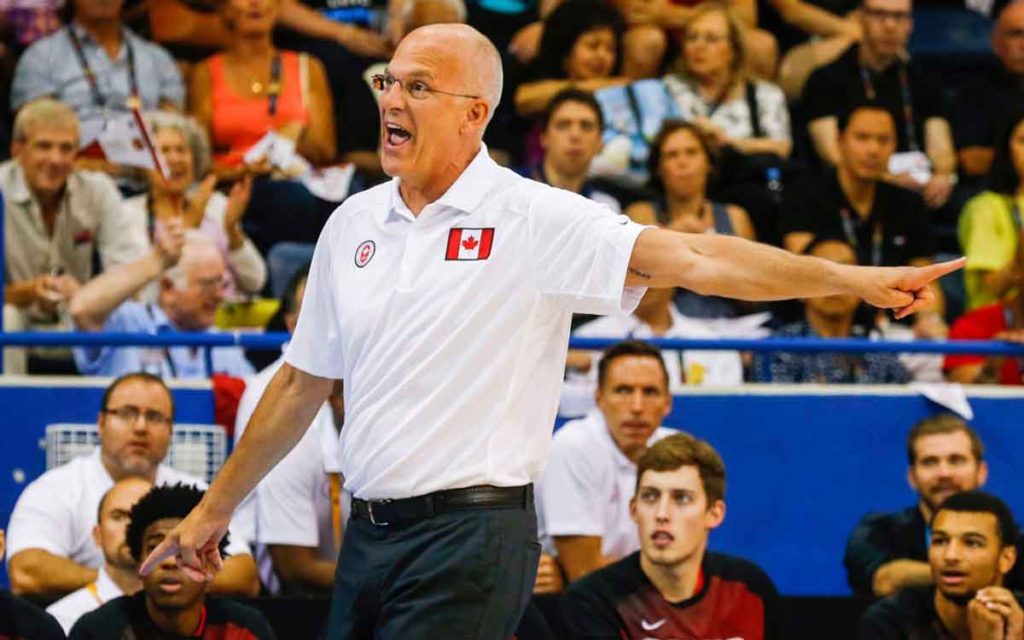 Niagara Falls native Jay Triano coaching Canada’s national basketball team. Photo: Canadian Olympic Committee 