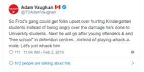 adam vaughan's deleted tweet