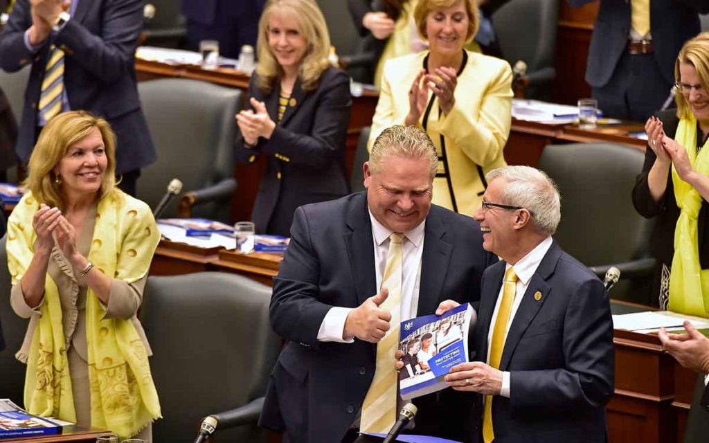 Premier Ford and Finance Minister Fedeli