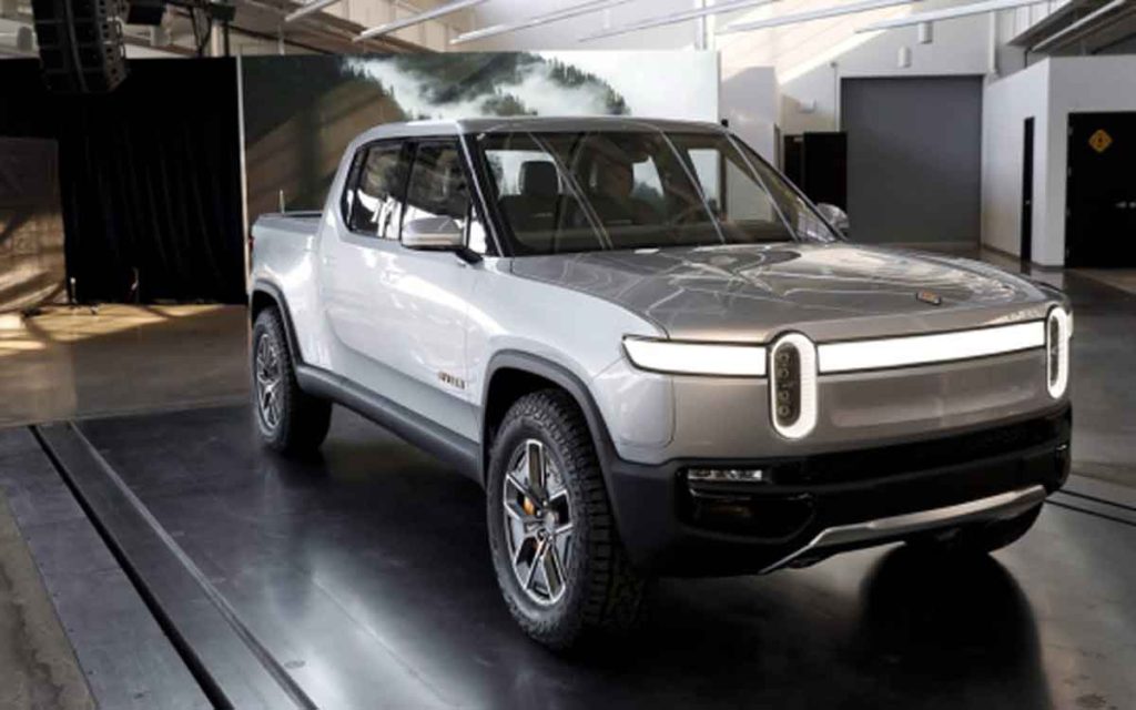 Rivian’s battery-electric truck. 