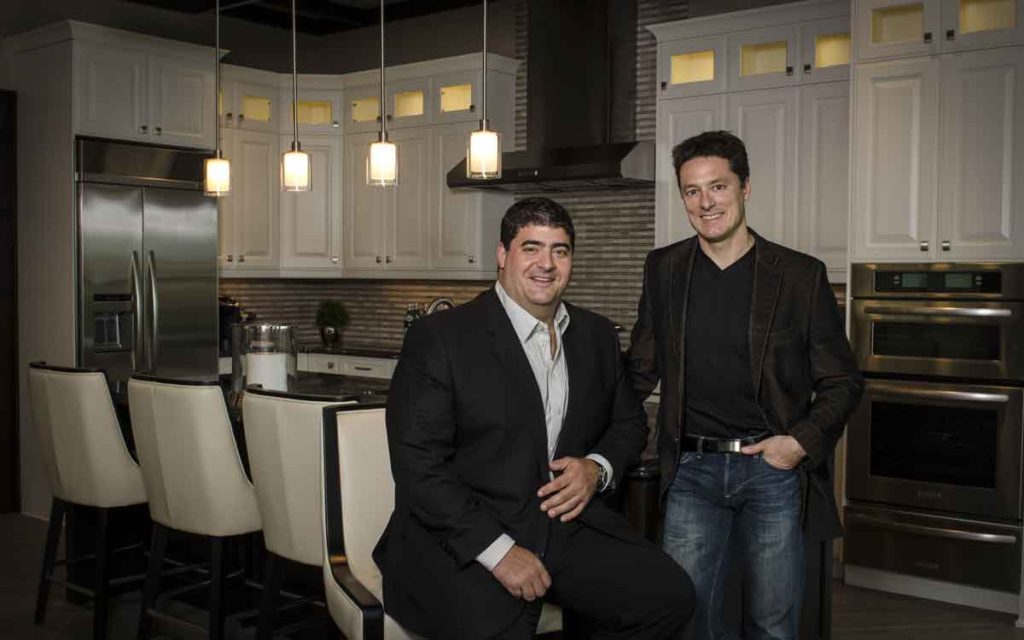 Mountainview Homes President Mark Basciano with Operations Manager Mike Memme