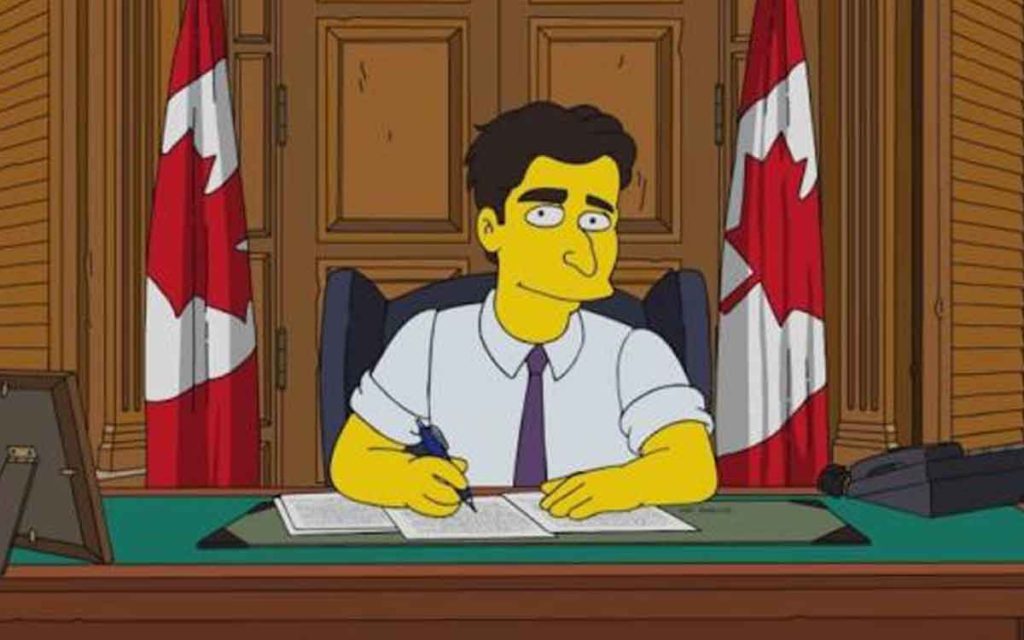 trudeau simpsons