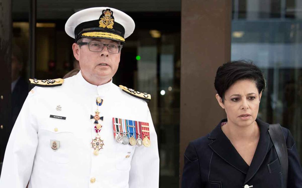 Vice Admiral Mark Norman  and his lawyer, Marie Henein