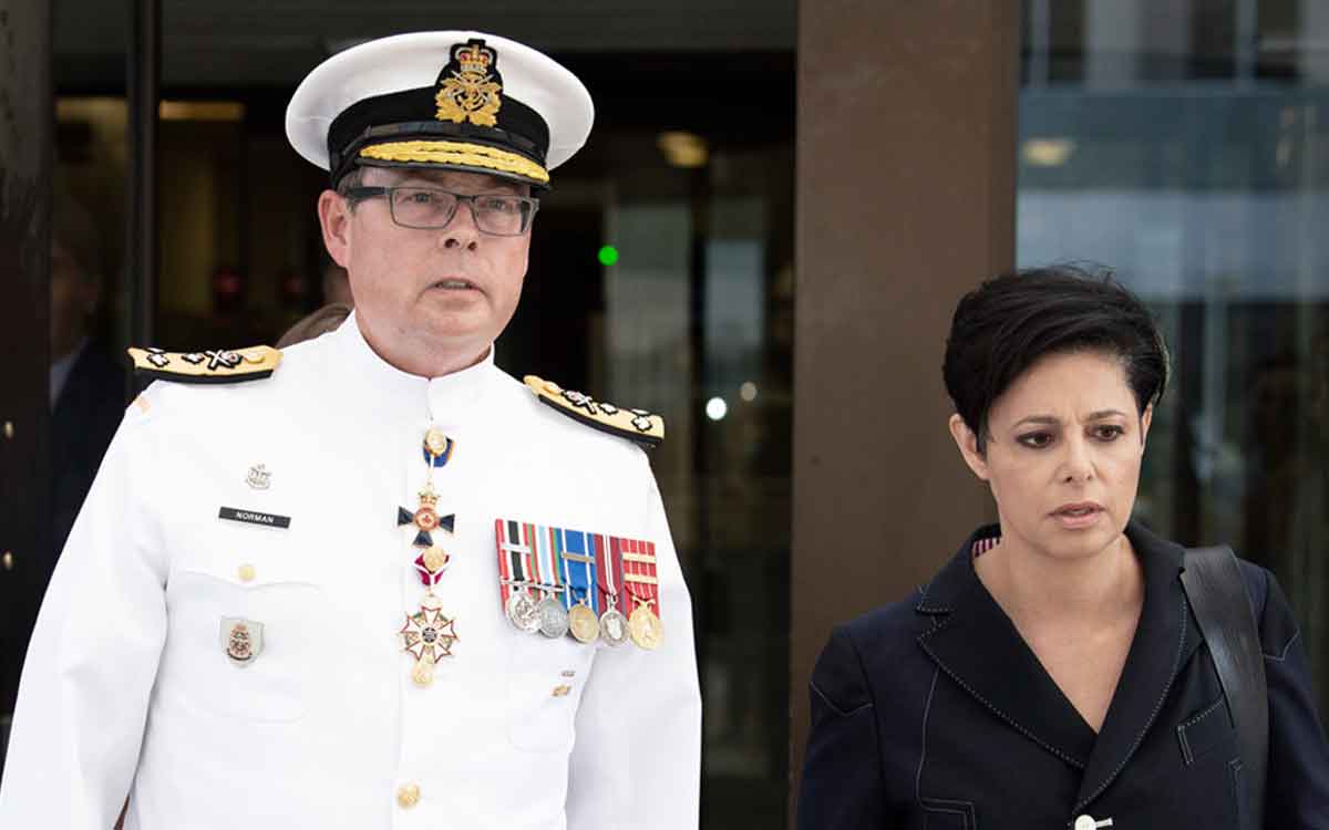 Vice Admiral Mark Norman and his lawyer, Marie Henein