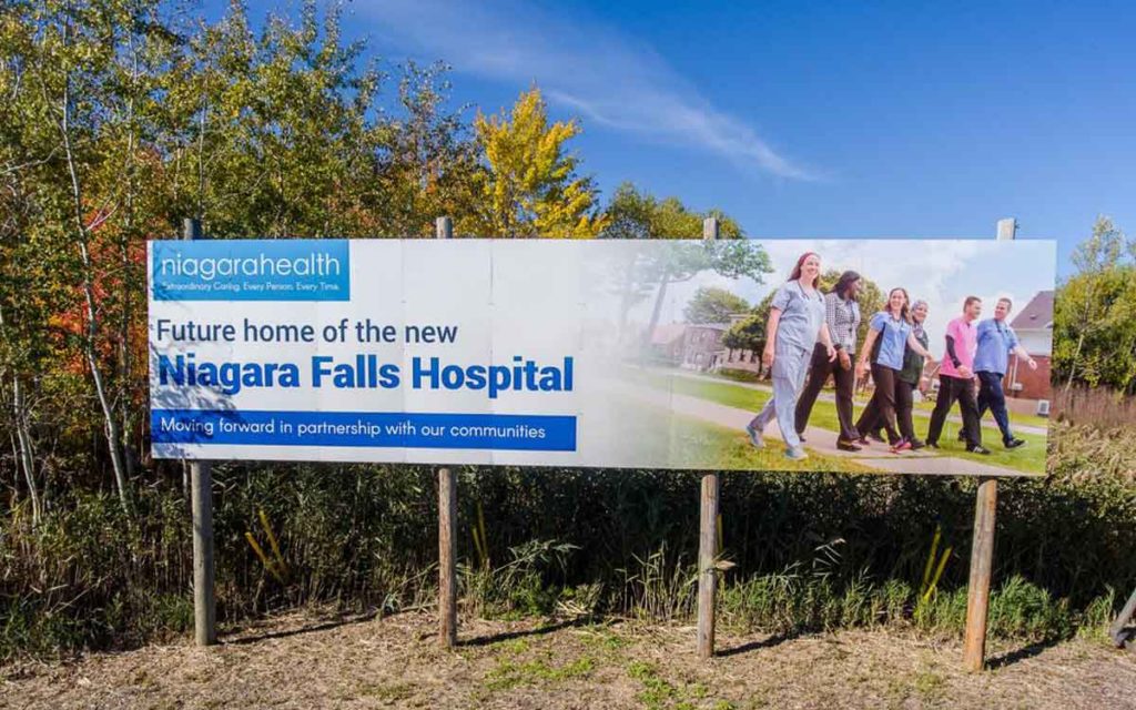 niagara falls hospital sign