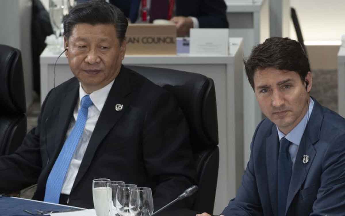 : Prime Minister Justin Trudeau and Chinese President Xi Jinping