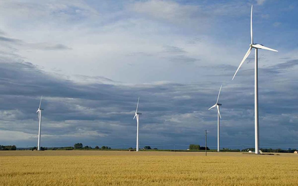 wind turbines