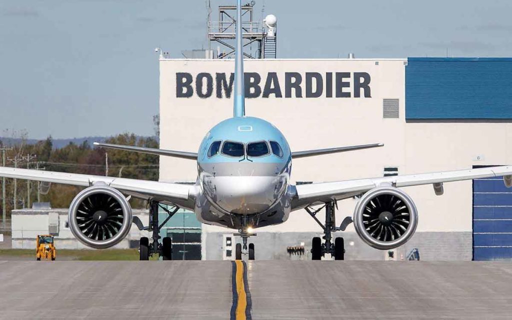 bombardier airplane