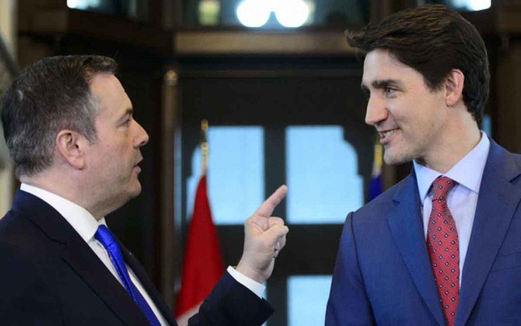 jason kenney and justin trudeau