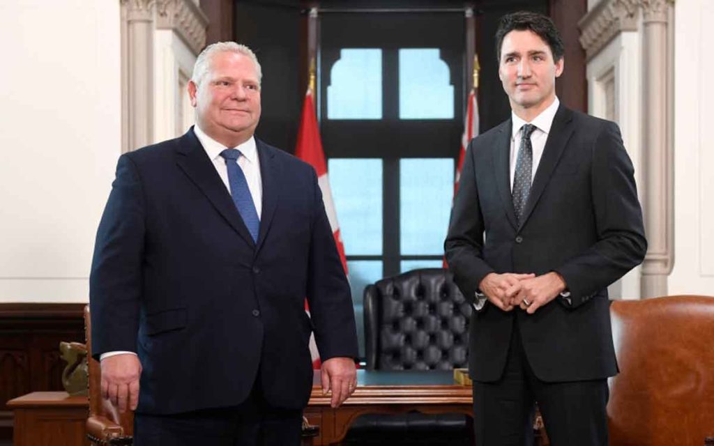 premier Ford and PM Trudeau