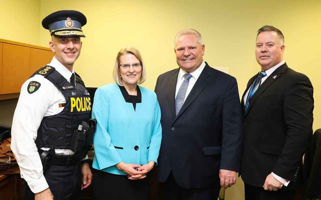 General Sylvia Jones and Premier Doug Ford 