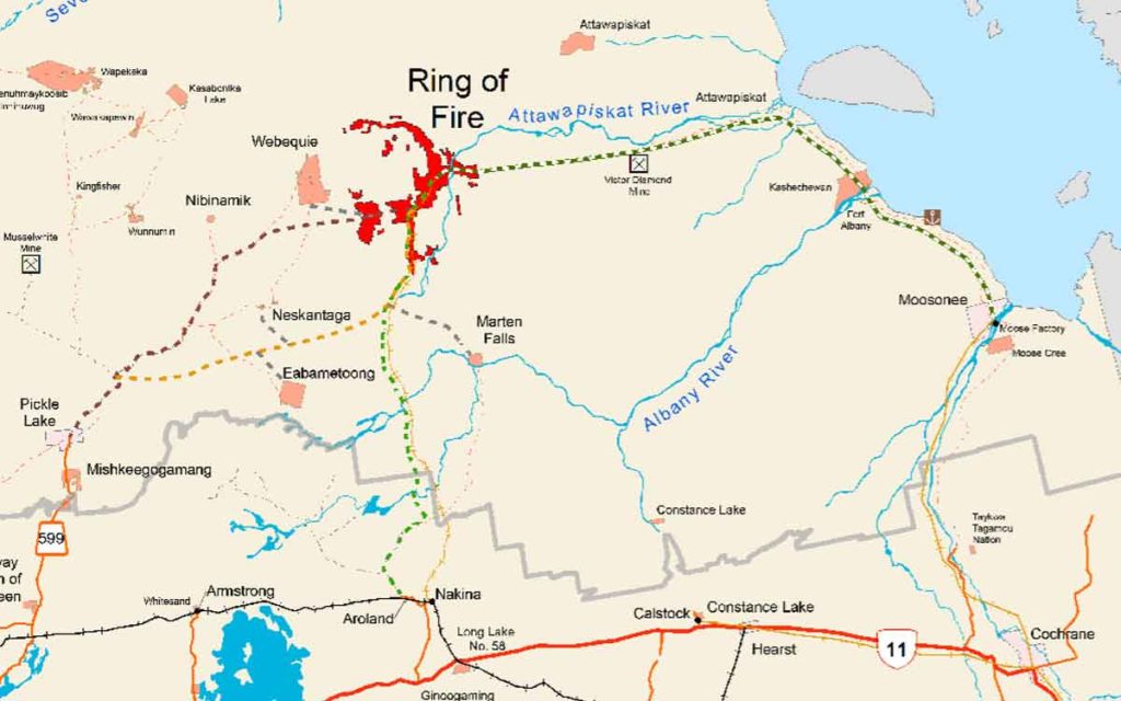 a map of the ring of fire and surrounding area