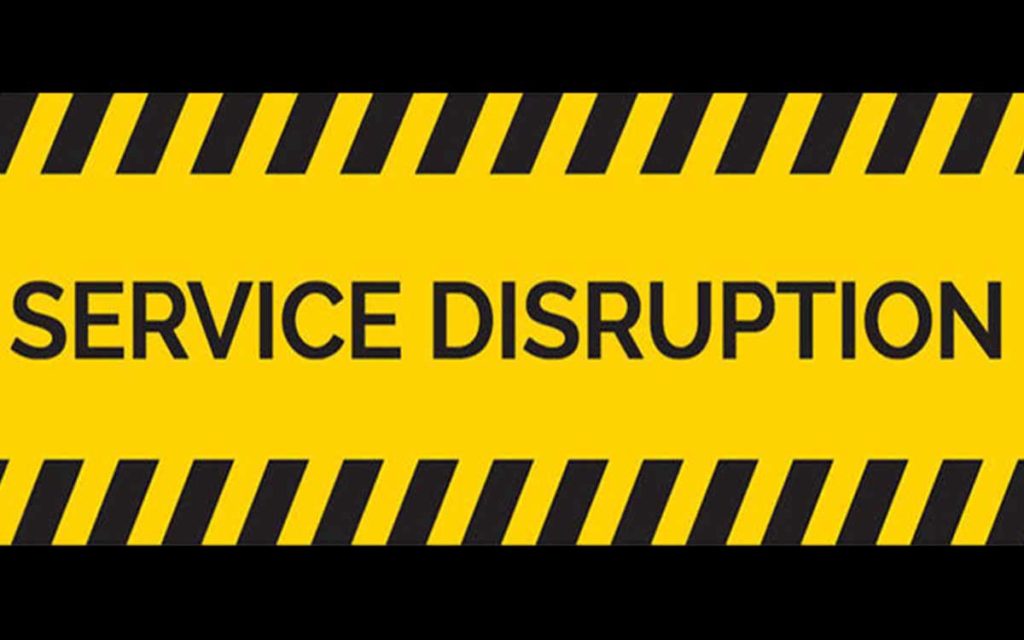 service disruption