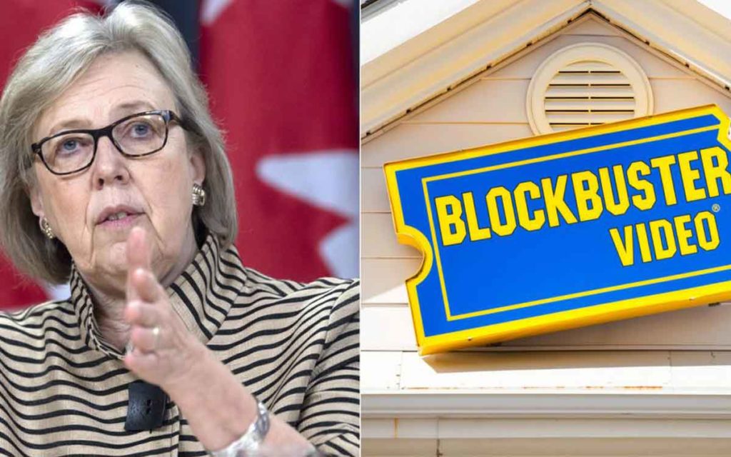 may and blockbuster sign