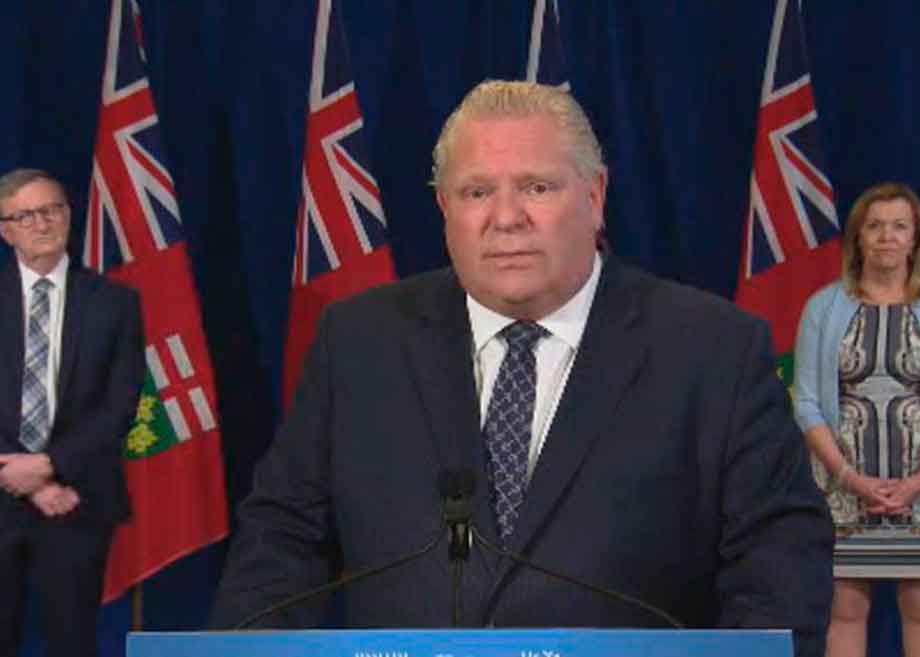 premier ford  making an annoucement