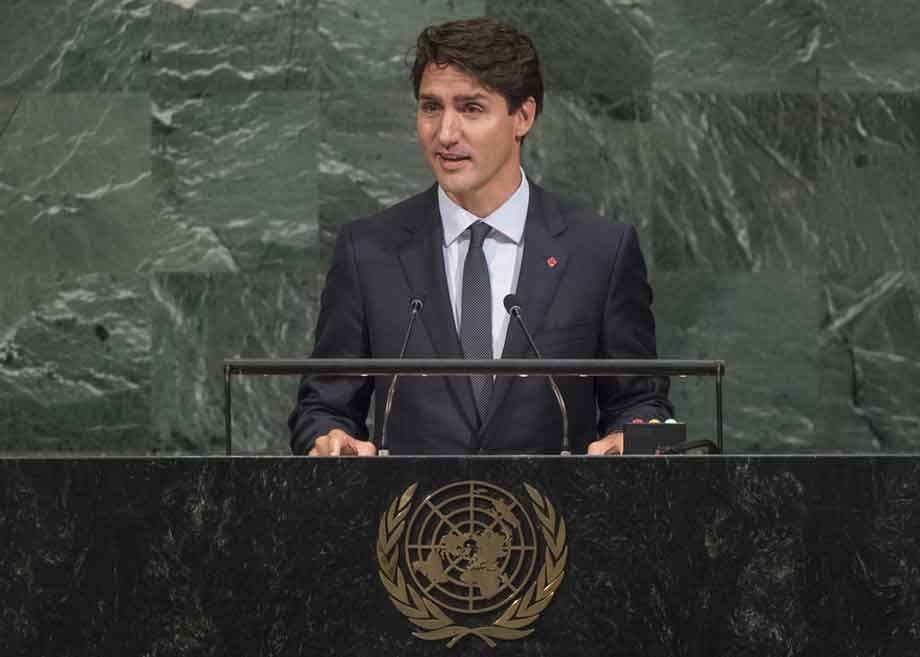 trudeau at the un