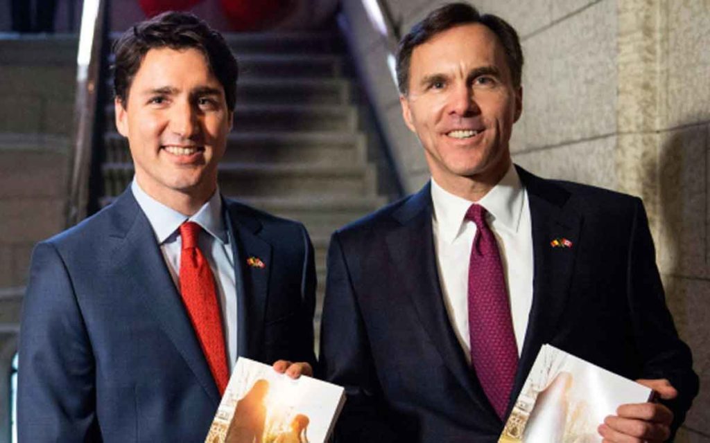 PM Trudeau and Finance Minister Bill Morneau