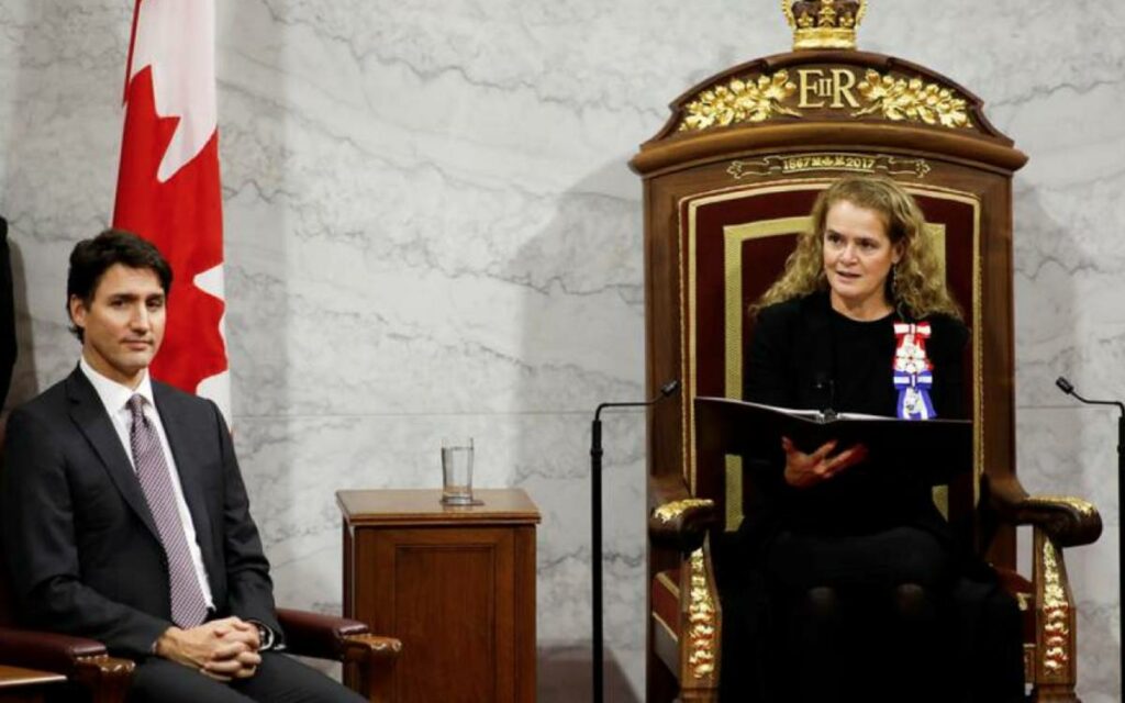 PM Trudeau and Gov. Gen. Julie Payette 