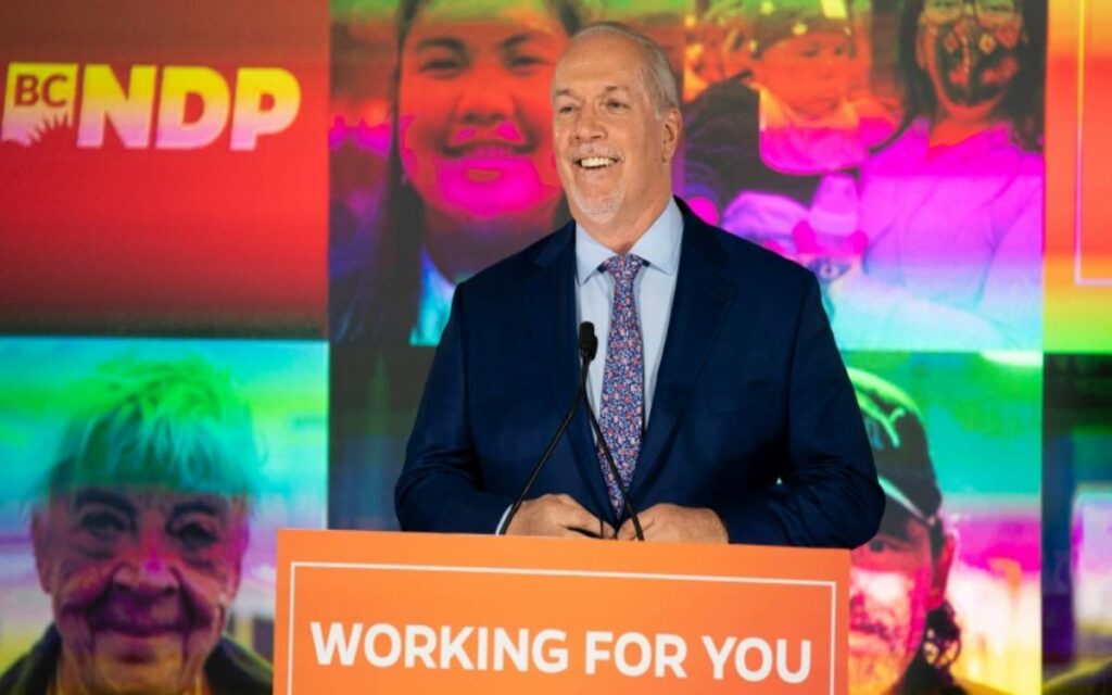 Premier John Horgan 