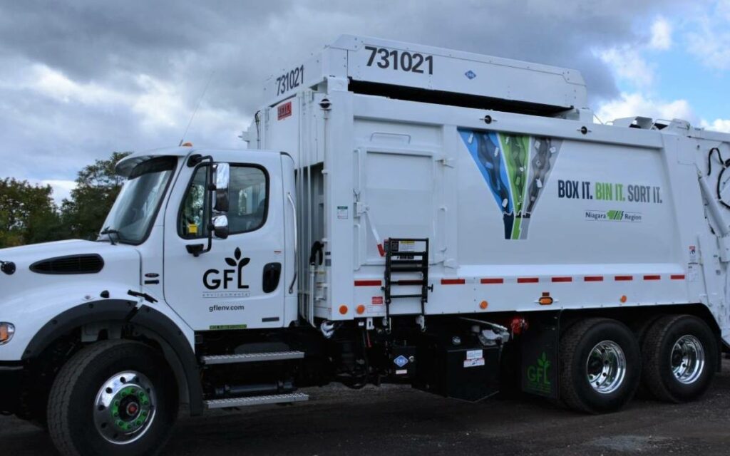 GFL garbage truck