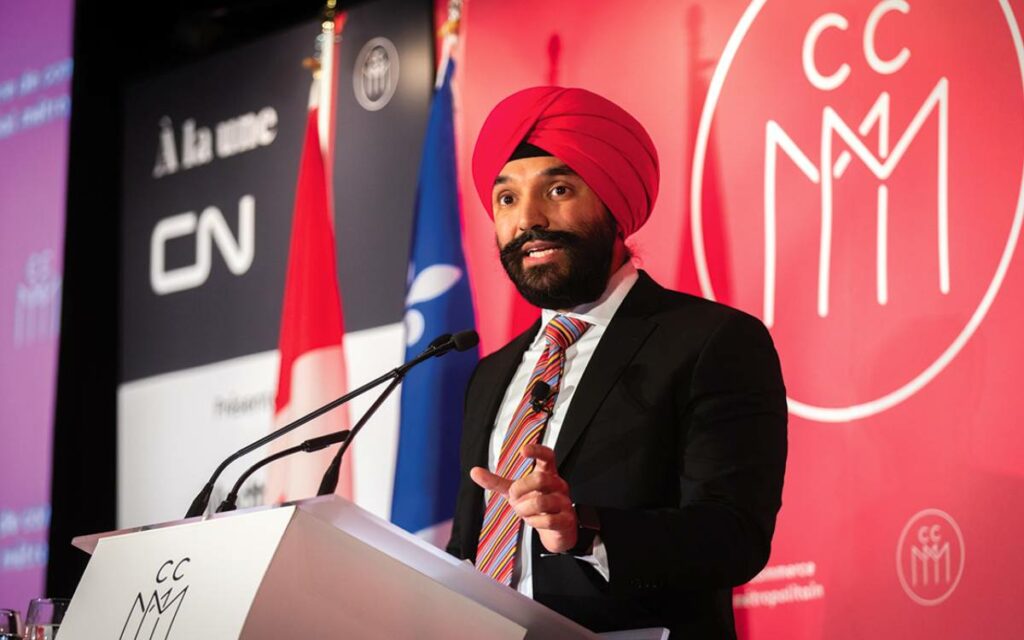 minister bains 