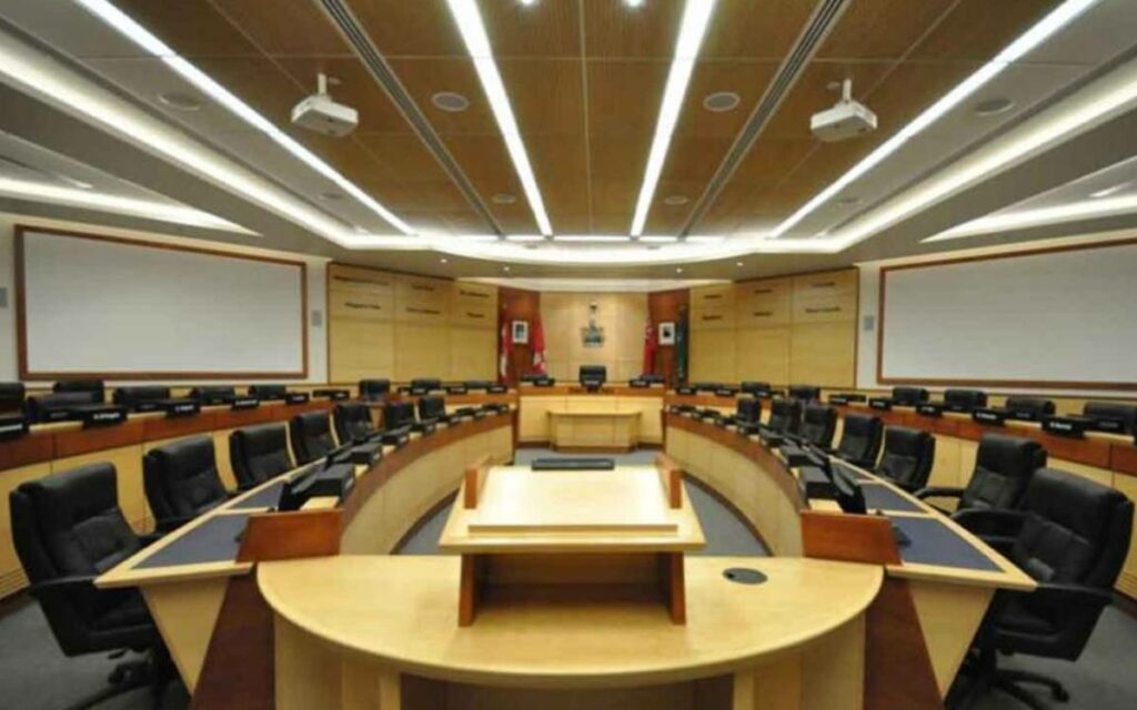 council chambers