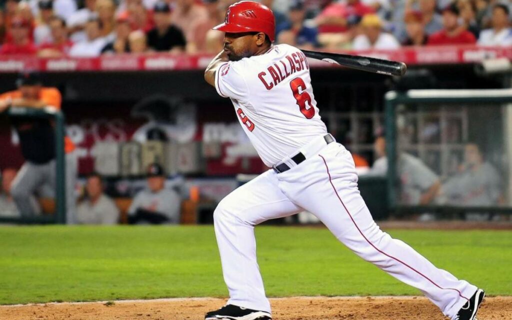 Alberto Callaspo at bat