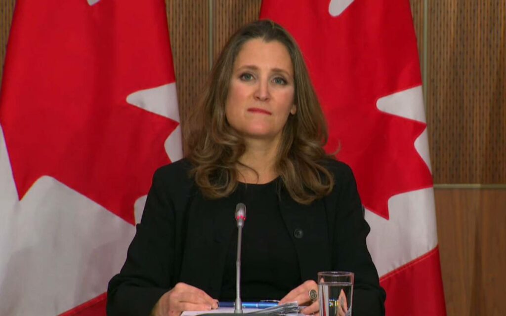 minister freeland