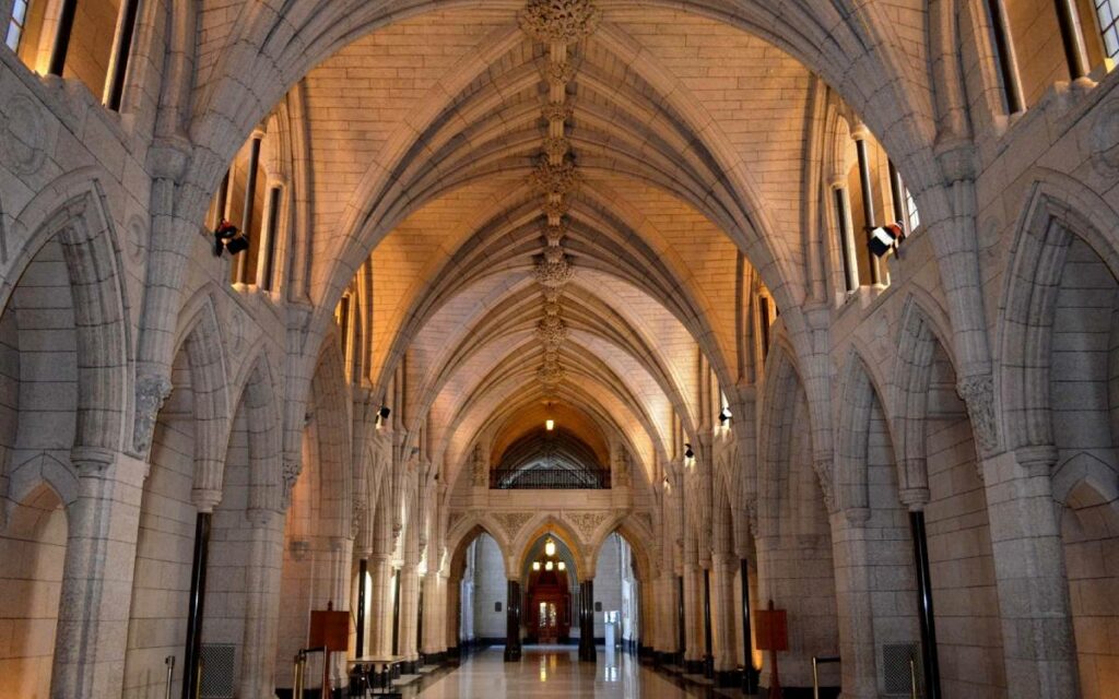 the halls of parliament hill