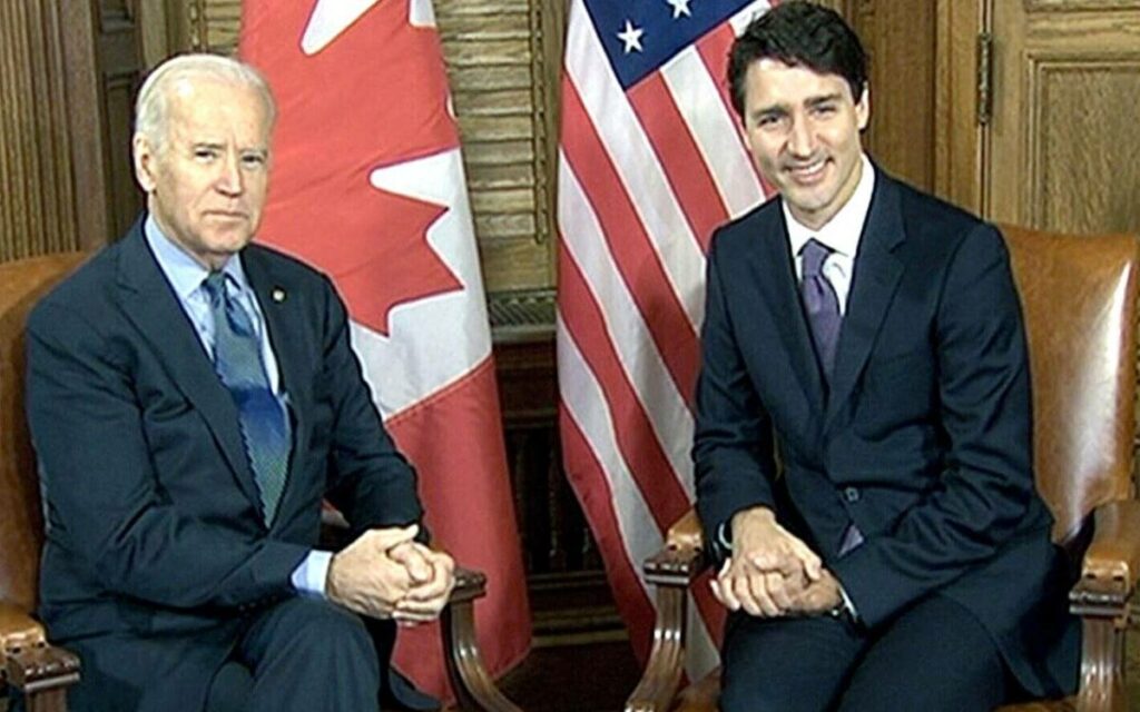 PM Trudeau and Biden (VP, now President)