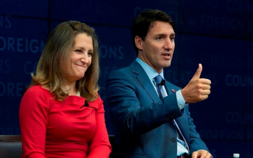 PM Trudeau and Minister Freeland