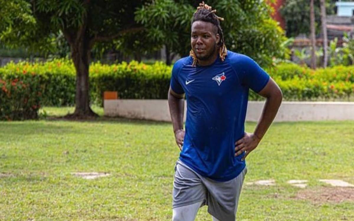 Vladimir Guerrero Jr. slimmer at Blue Jays Spring Training