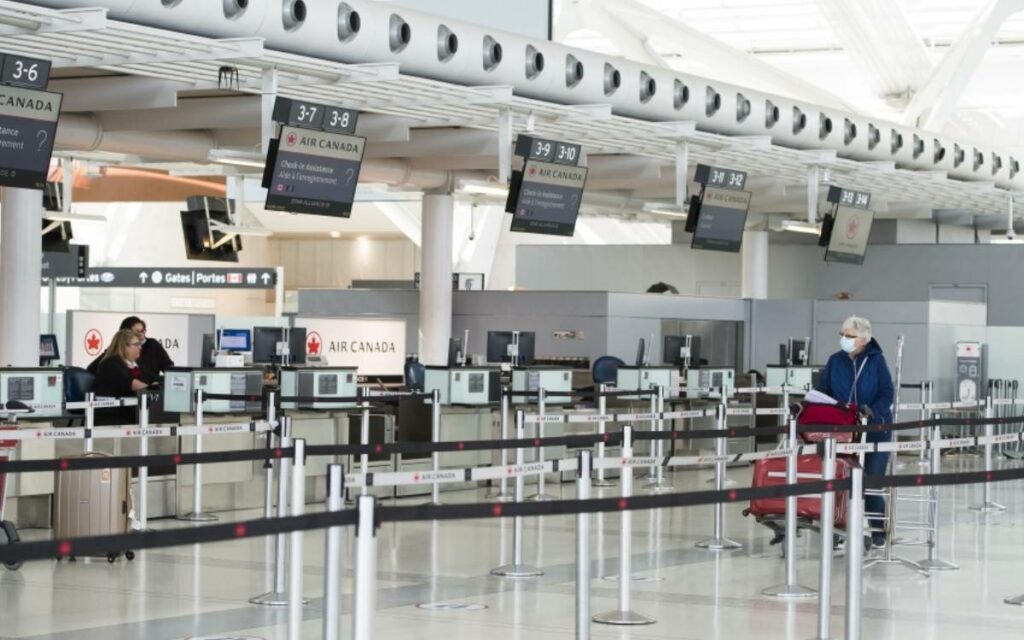 empty airport terminal