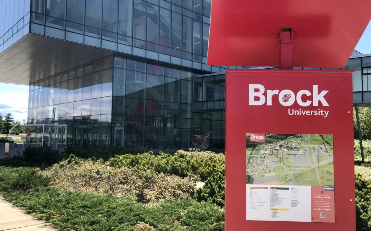 Brock University campus map