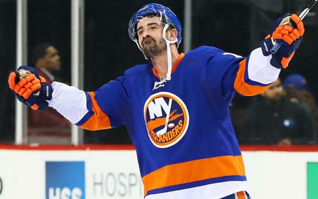 Cal Clutterbuck on the ice