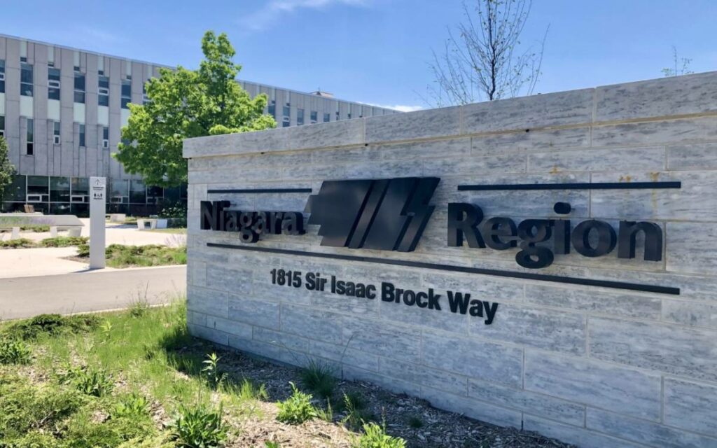 Niagara Region HQ sign