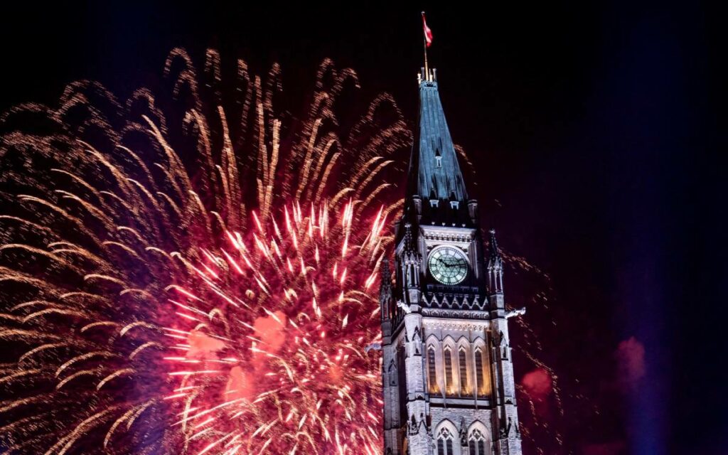 fireworks in Ottawa