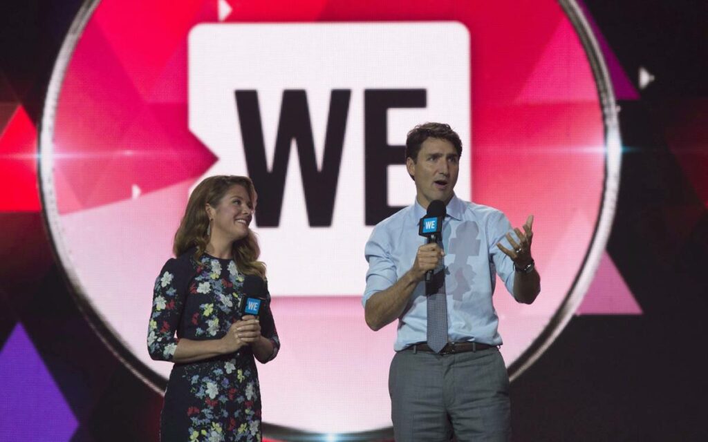 Trudeaus' at a WE event