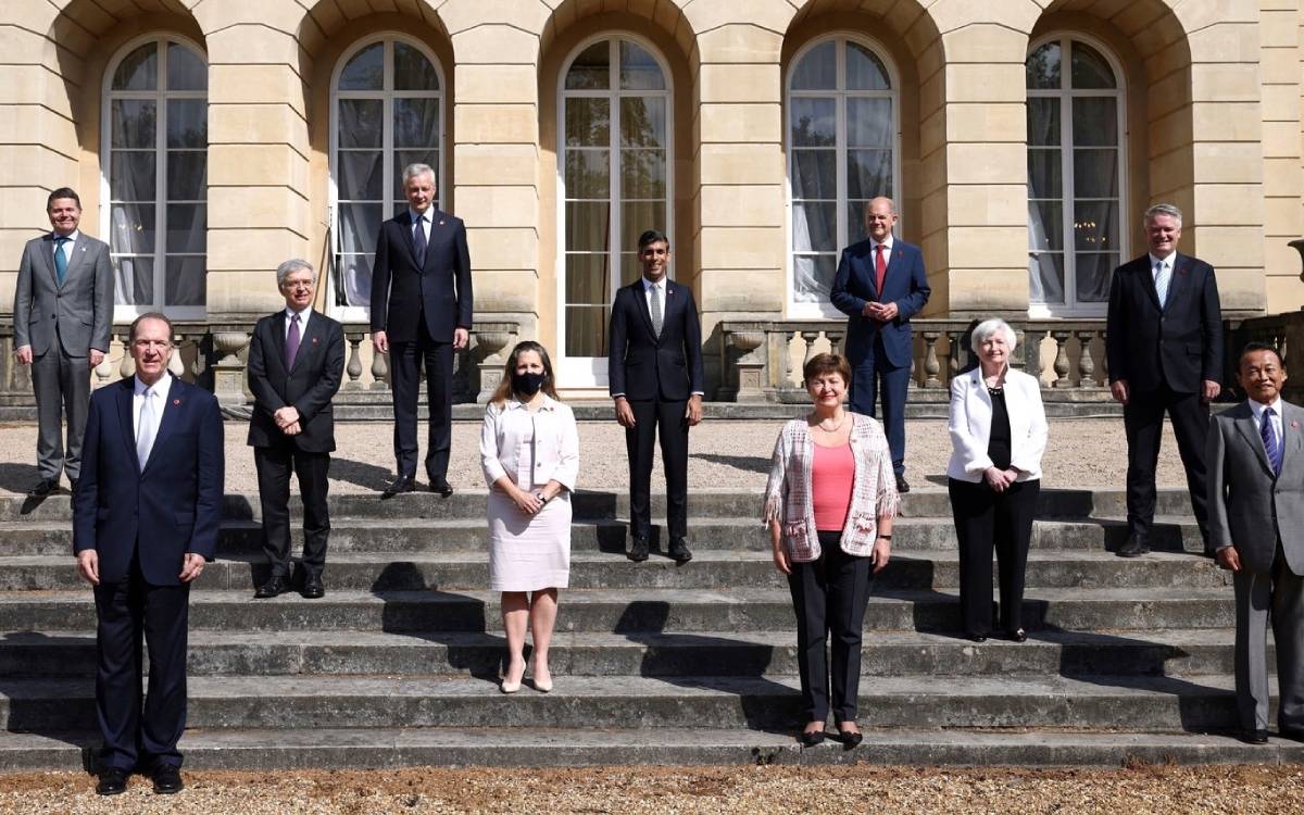 Finance ministers at g7