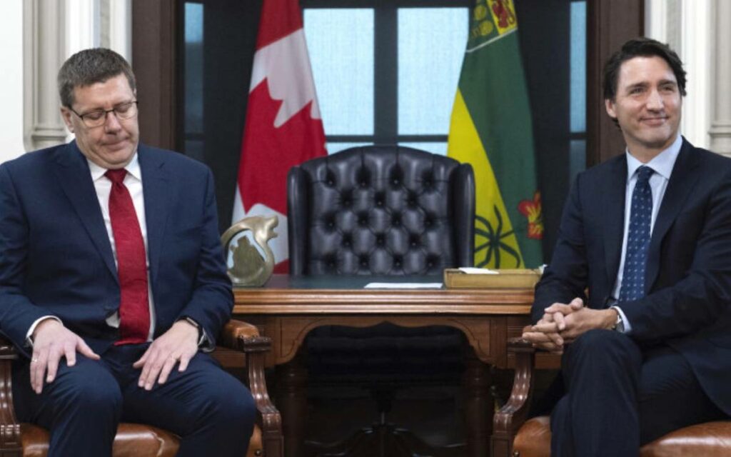 Premier Moe and PM Trudeau