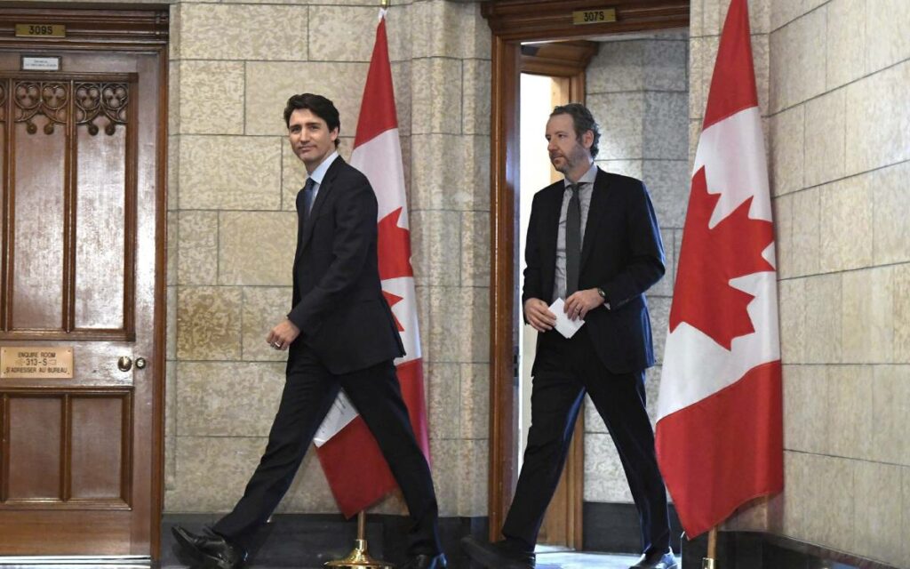 PM Trudeau and Gerald Butts