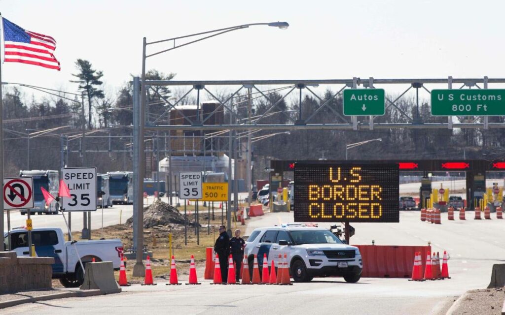 USA/Canadian border