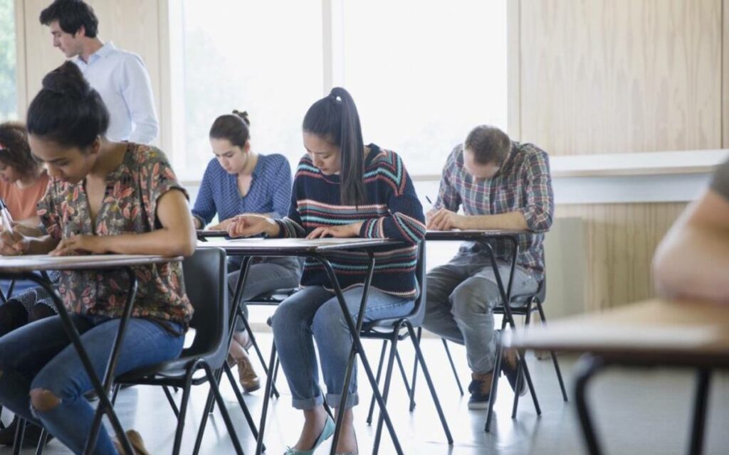 students in a classroom